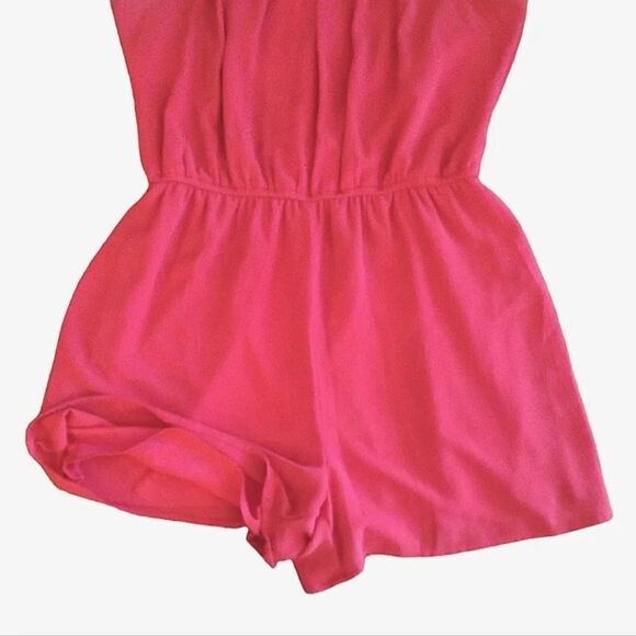Y2K Pink Halter and Striped Strapless Romper Shorts Size Large Bundle - Picture 14 of 16